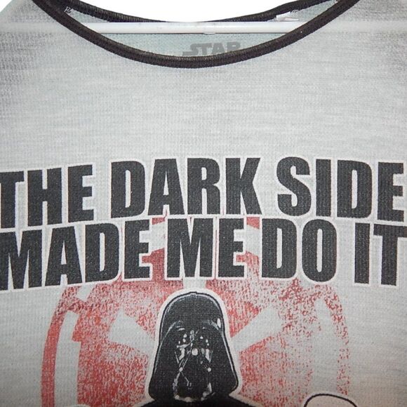 STAR WARS women's small super thin sheer Darth Vader graphic shirt - Picture 4 of 8